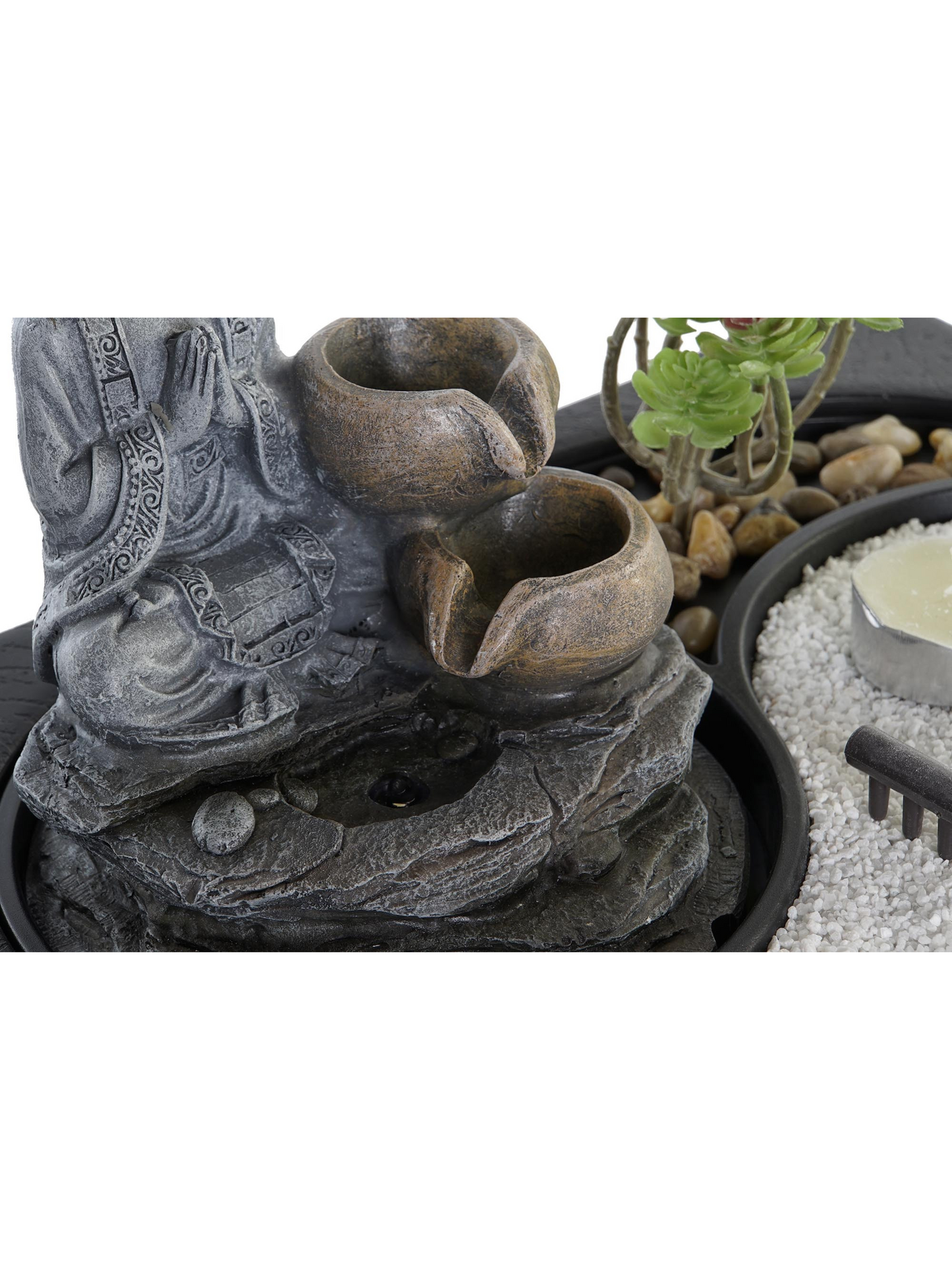 Fuente de Agua Buda Jardín Zen