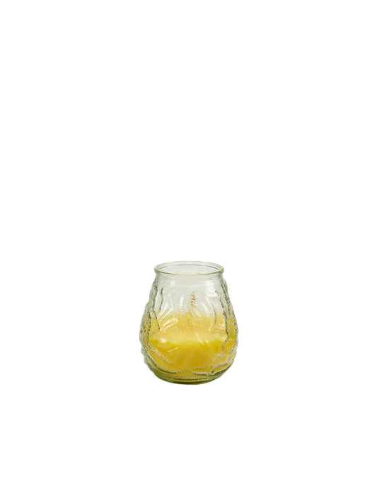 Vela Citronela tarro con relieve - Inciensos y Velas