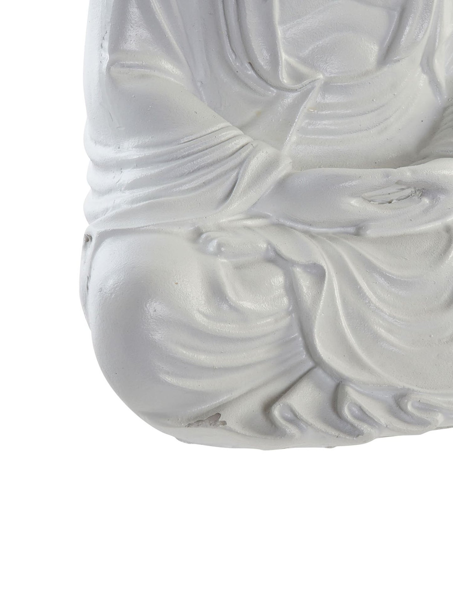 Figura Buda Resina Blanco - Inciensos y Velas