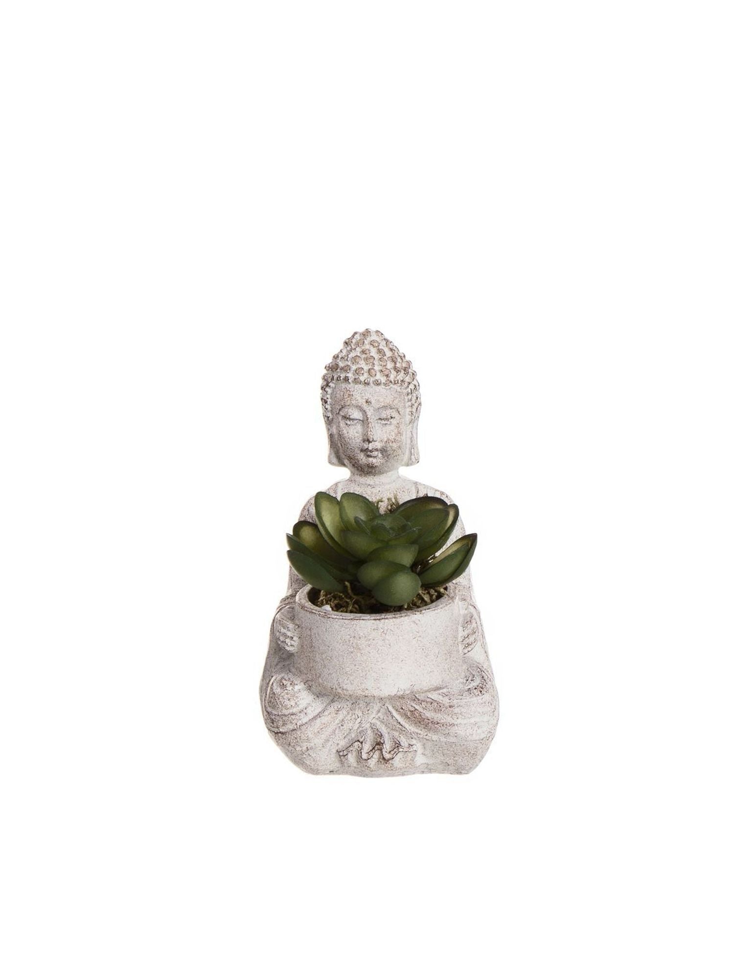 Figura Buda con Planta - Inciensos y Velas