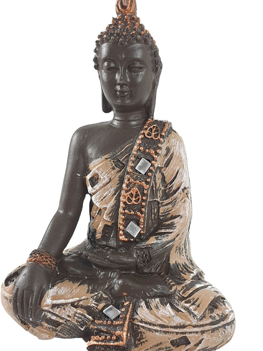 Figura Buda Sobre Bambú Dos Velas - Inciensos y Velas